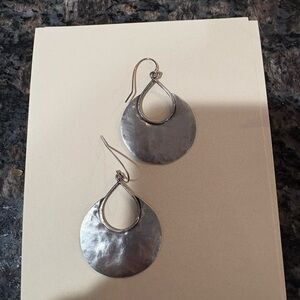 Silpada Silver Teardrop Earrings